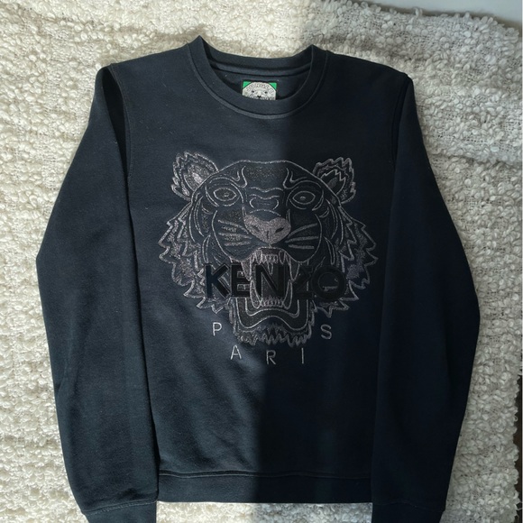 Black Graphic Print Crew Neck Sweatshirt - Picture 2 of 3